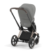 Cybex Priam 4.0 Soho Grey Rose Gold frame Bērnu Ratiņi 2in1