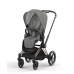 Cybex Priam 4.0 Soho Grey Rose Gold frame Bērnu Ratiņi 2in1