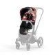 Cybex Priam 4.0 Spring Blossom Dark Pastaigu Bloks - Pastaigu daļas auduma pārvalks