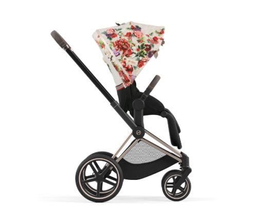 Cybex Priam 4.0 Spring Blossom Light Rose Gold frame Детская Коляска 2in1