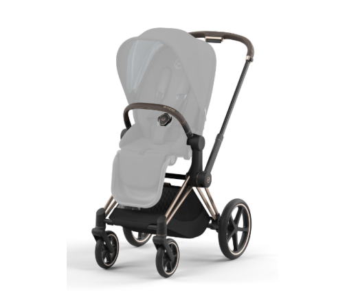 Cybex Priam 4.0 Spring Blossom Light Rose Gold frame Bērnu Ratiņi 2in1