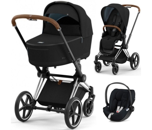 Cybex Priam 4.0 Stardust Black Plus Люлька для коляски