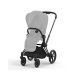 Cybex Priam 4.0 Off White Matt Black frame Bērnu Ratiņi 2in1