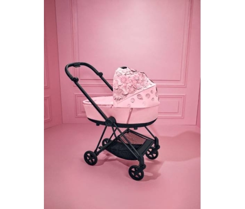 Cybex Priam Dream Grey Simply Flowers + Matt black frame Коляска с Люлькой