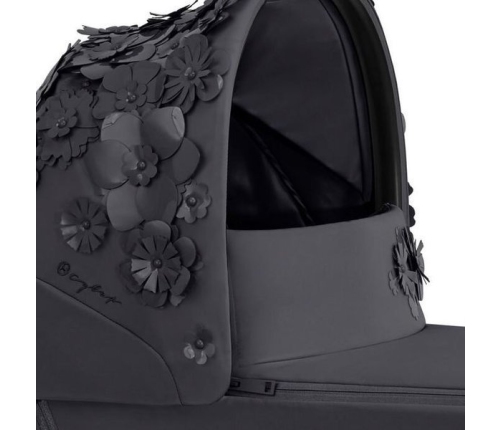 Cybex Priam Dream Grey Simply Flowers + Matt black frame Коляска с Люлькой