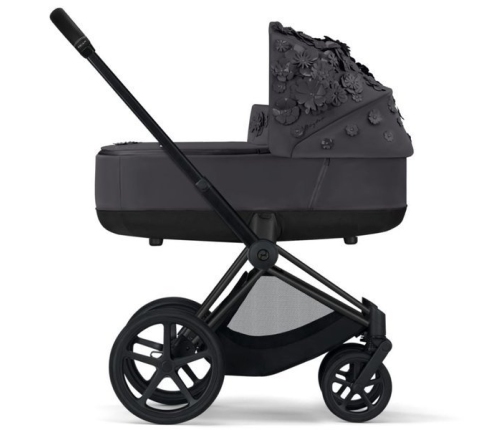 Cybex Priam Dream Grey Simply Flowers + Matt black frame Коляска с Люлькой