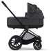 Cybex Priam Dream Grey Simply Flowers + Matt black frame Коляска с Люлькой