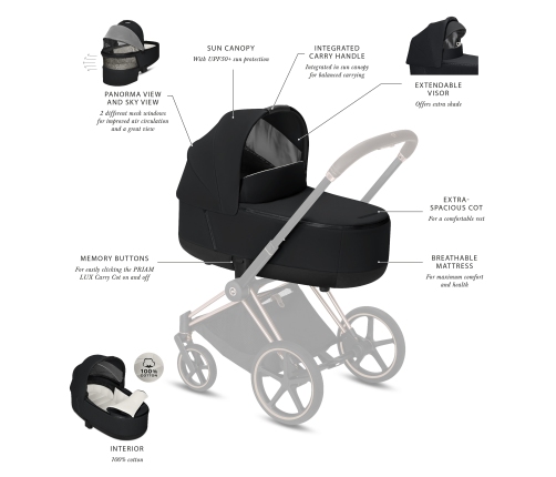 Cybex Priam Lux Koi Crystallized Люлька для коляски