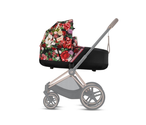 Cybex Priam Lux Spring Blossom Dark Люлька для коляски