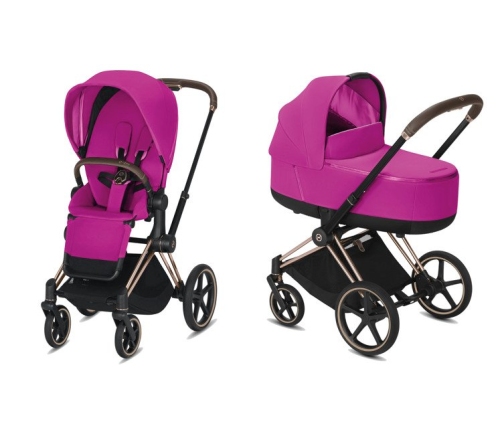 Cybex Priam 2.0 Fancy Pink Bērnu Ratiņi 2in1