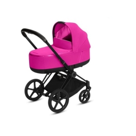 Cybex Priam Fancy Pink + Matt black frame Kulbu Rati