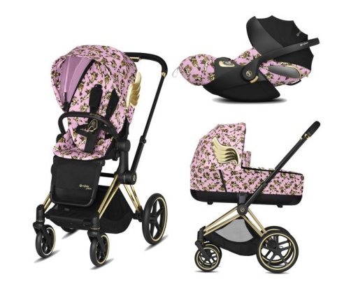 Cybex Priam Lux Cherub Pink by Jeremy Scott Ratu kulba