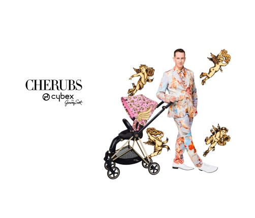 Cybex Priam Lux Cherub Pink by Jeremy Scott Ratu kulba