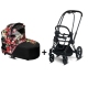 Cybex Priam Spring Blossom Dark + Matt black frame Коляска с Люлькой