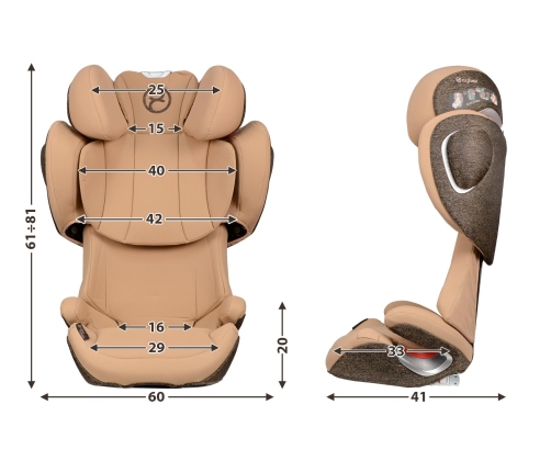 Cybex Solution Z I-Fix Autumn Gold Детское автокресло 15-36 кг