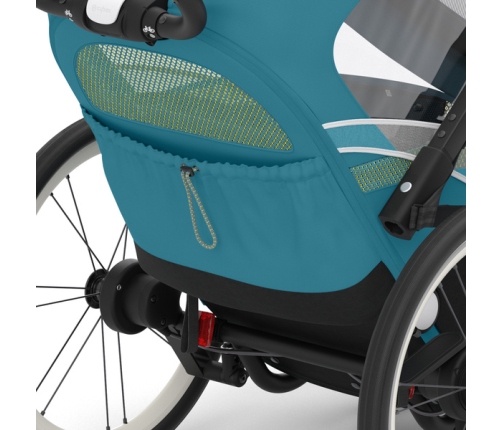 Cybex Zeno Bike Maliblue Sporta Ratiņi Skriešanai Slēpošanai - Velo piekabe 4in1