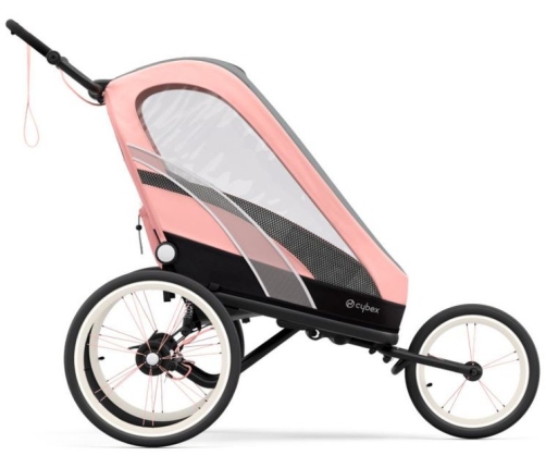 Cybex Zeno Silver Pink Pastaigu bloks