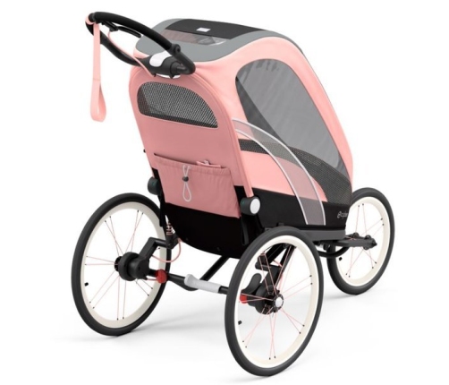 Cybex Zeno Silver Pink Pastaigu bloks