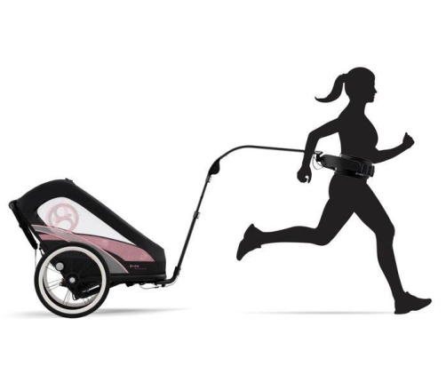 Cybex Zeno Sports Powder Pink by Anna Lewandowska (Air) Sporta Ratiņi