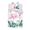 Detexpol Flamingo Paradise gultas veļas komplekts no 2 daļām 160x200