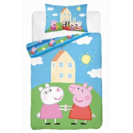 Detexpol Peppa Pig Gultas veļas komplekts no 2 daļām 140x200