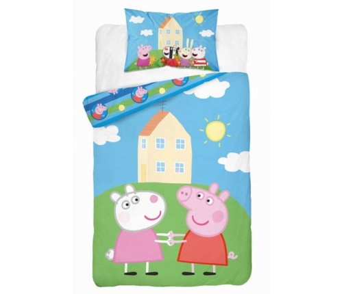 Detexpol Peppa Pig Gultas veļas komplekts no 2 daļām 140x200