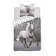 Detexpol White horse Gultas veļas komplekts no 2 daļām 140x200