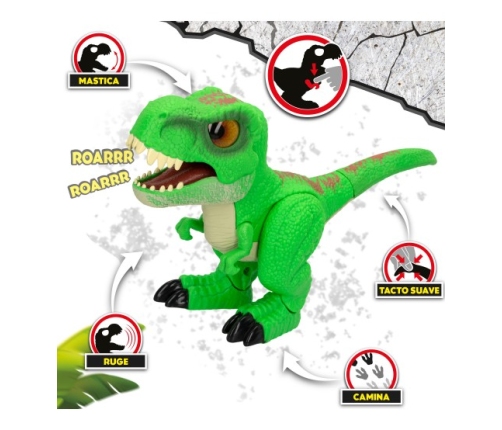 Dinozaurs T-Rex 30 cm ar skaņu. gaismu un kustībām CB46678