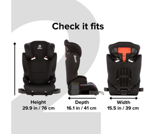 Diono Cambria 2 Black Bērnu Autokrēsls 15-36 kg