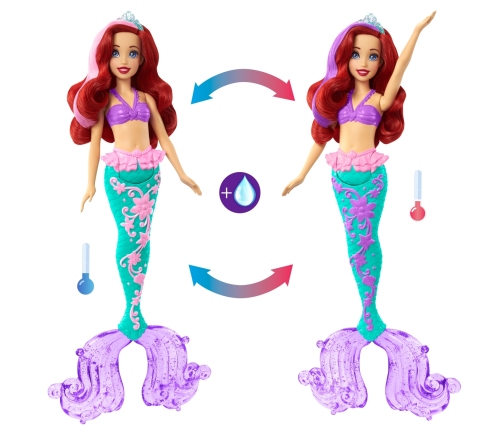 Disney Princess Fashion Core Doll Asst.  Ariel Hair Feature Doll Kукла HLW00