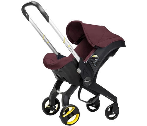 Doona Infant Car Seat & Stroller Burgundy Autosēdeklis - ratiņi 2in1