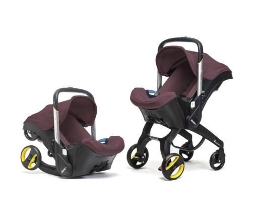 Doona Infant Car Seat & Stroller Burgundy Autosēdeklis - ratiņi 2in1