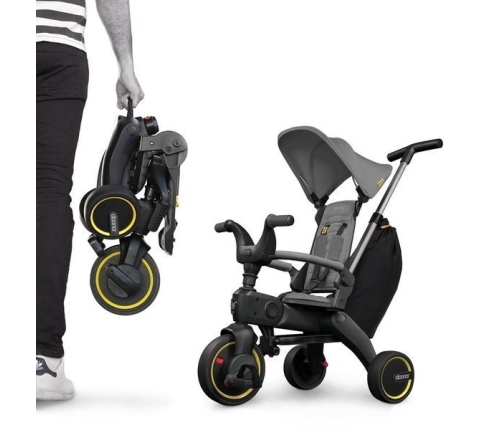 DOONA Liki Trike S5 Nitro Black Bērnu trīsritenis