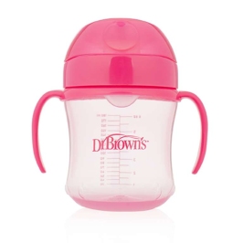 Dr.Browns Soft Spout Pink Pudelīte ar mīksto snīpi, 180ml