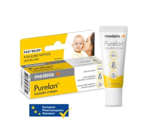 Dubultais elektriskais piena pumpis Medela Swing Maxi RD + krēms krūšu galu kopšanai Purelan Lanolin