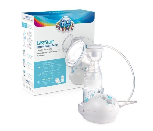 Электрический молокоотсос Canpol Babies EasyStart с аксессуарами 7 в 1