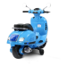 Детский скутер с аккумулятором Vespa 801 Blue