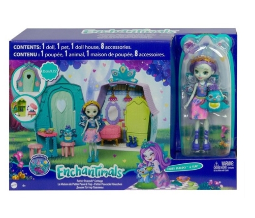 Enchantimals Core Character Houses GYN59 Дом с куклой и зверушкой