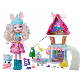 Enchantimals Hoppin’ Ski Chalet Bevy Bunny Кукла-зайчик