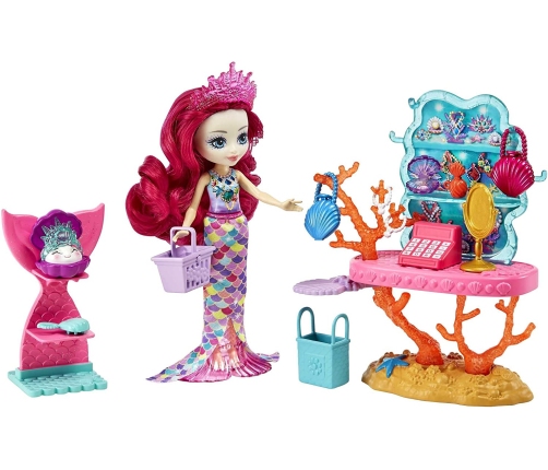 Enchantimals Ocean Treasures Shop Playset Milagra HCF71 Lelle Nāriņa 15+