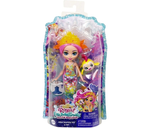 Enchantimals Rainey Radia Rainbow Fish&Flo Кукла русалка HCF68