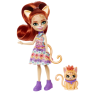 Enchantimals Tarla Orange Cat & Cuddler Lelle HHB91