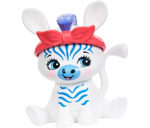 Mattel Enchantimals Glam Party Zemirah Zebra Grainy HNV28 + 5 Accessories HNV28 Кукла с животными