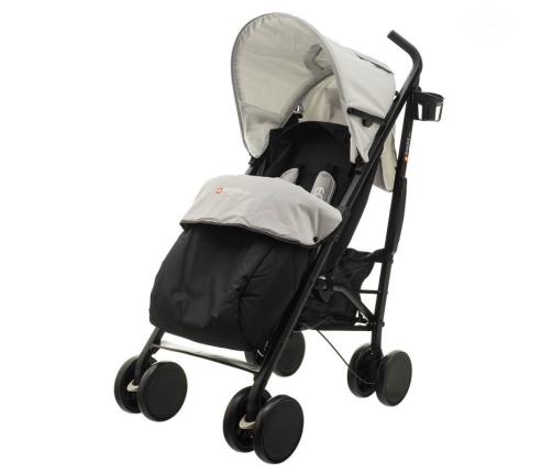 EuroBaby ECO SWISS DESIGN 300D Middle grey Sporta Ratiņi