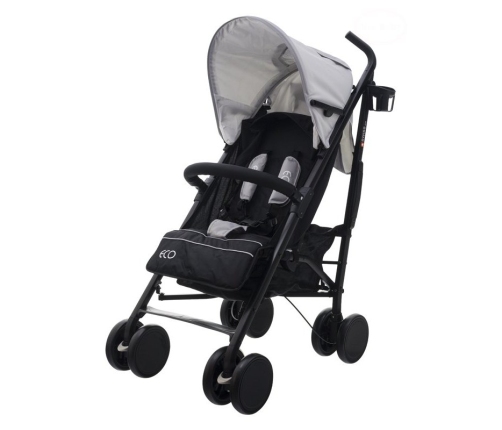 EuroBaby ECO SWISS DESIGN 300D Middle grey Sporta Ratiņi