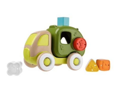 Figūru šķirotājs / sorteris Kravas automašīna 2in1 Chicco Eco+ Recycling Lorry