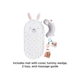 Fisher Price Baby Bunny Massage Set GJD32 Rotaļu paklājiņš