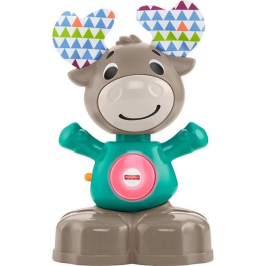 Fisher Price Bobble head Moose GXR03 Интерактивная игрушка Лось (лат. яз.)