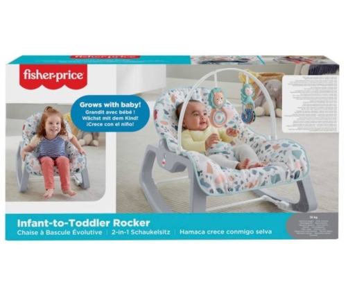 Кресло-качалка 2в1 Fisher Price GWD39