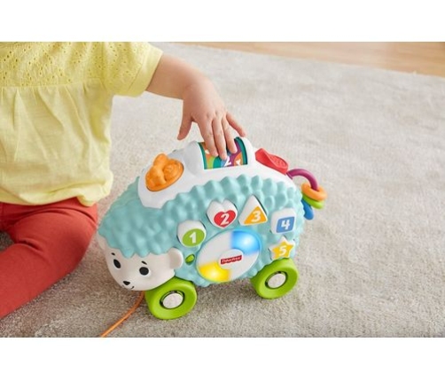 Fisher Price Happy Shapes Hedgehog HHJ44 Interaktīva rotaļlieta Ezītis (latv. val.)